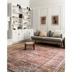 Loloi Loren Rug 13 | Brick/Midnight