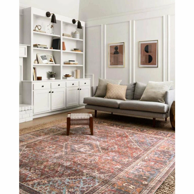 Loloi Loren Rug 13 | Brick/Midnight