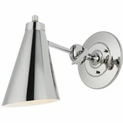 Generation Lighting Signoret Task Wall Sconce | Polished Nickel