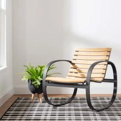 Annie Selke Rugs Tattersall Black Indoor/Outdoor Rug