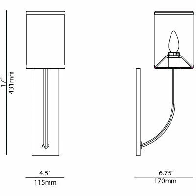 Matteo Lighting Wall Sconces Solo Wall Sconce