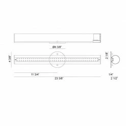 Matteo Lighting Mardone LED Wall Sconce (Small) | Aluminum