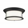 Z-lite Sonna Flush Mount | Matte Black