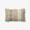 Loloi Decor Caleb Lumbar | Grey/Ivory