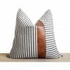 Stitched By Grace Ace Pillow | Charcoal