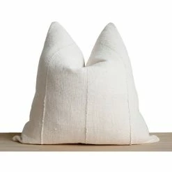 Stitched By Grace Dahlia Pillow | Off-white Decor