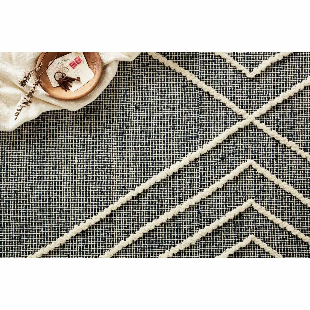 Loloi Cora Rug 02 | Indigo/White